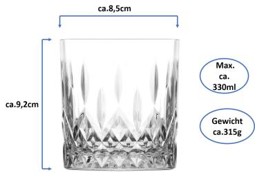 Preview: Whiskygläser Odin 330ml - 4er Set